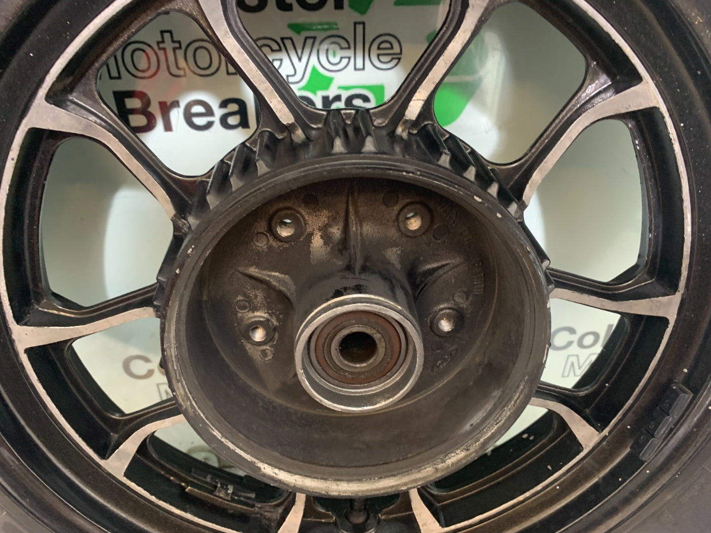 HONDA VT700 VT 700 SHADOW REAR WHEEL   YEAR 1984-85 (CMB1328)