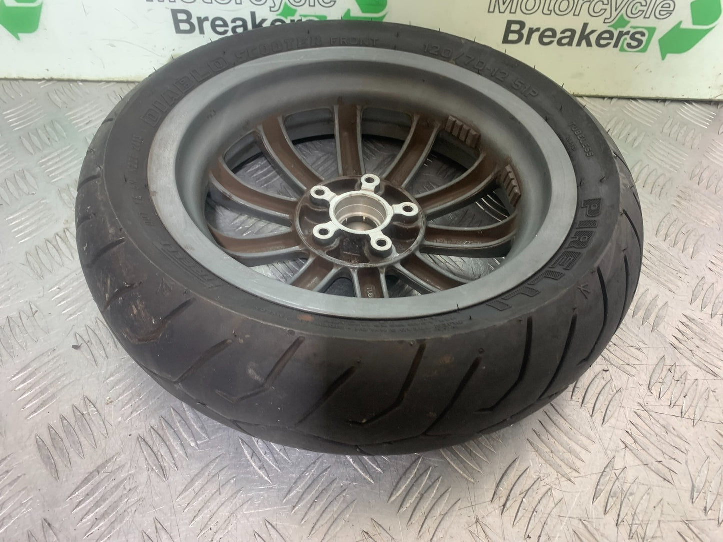 PIAGGIO MP3 250 ie RIGHT FRONT WHEEL   YEAR 2007 (CMB1307)