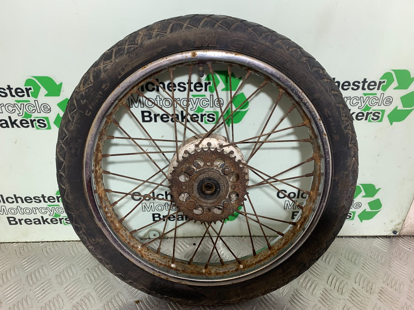 HONDA CG125 CG 125 REAR WHEEL YEAR 1998-2000 (CMB1282)