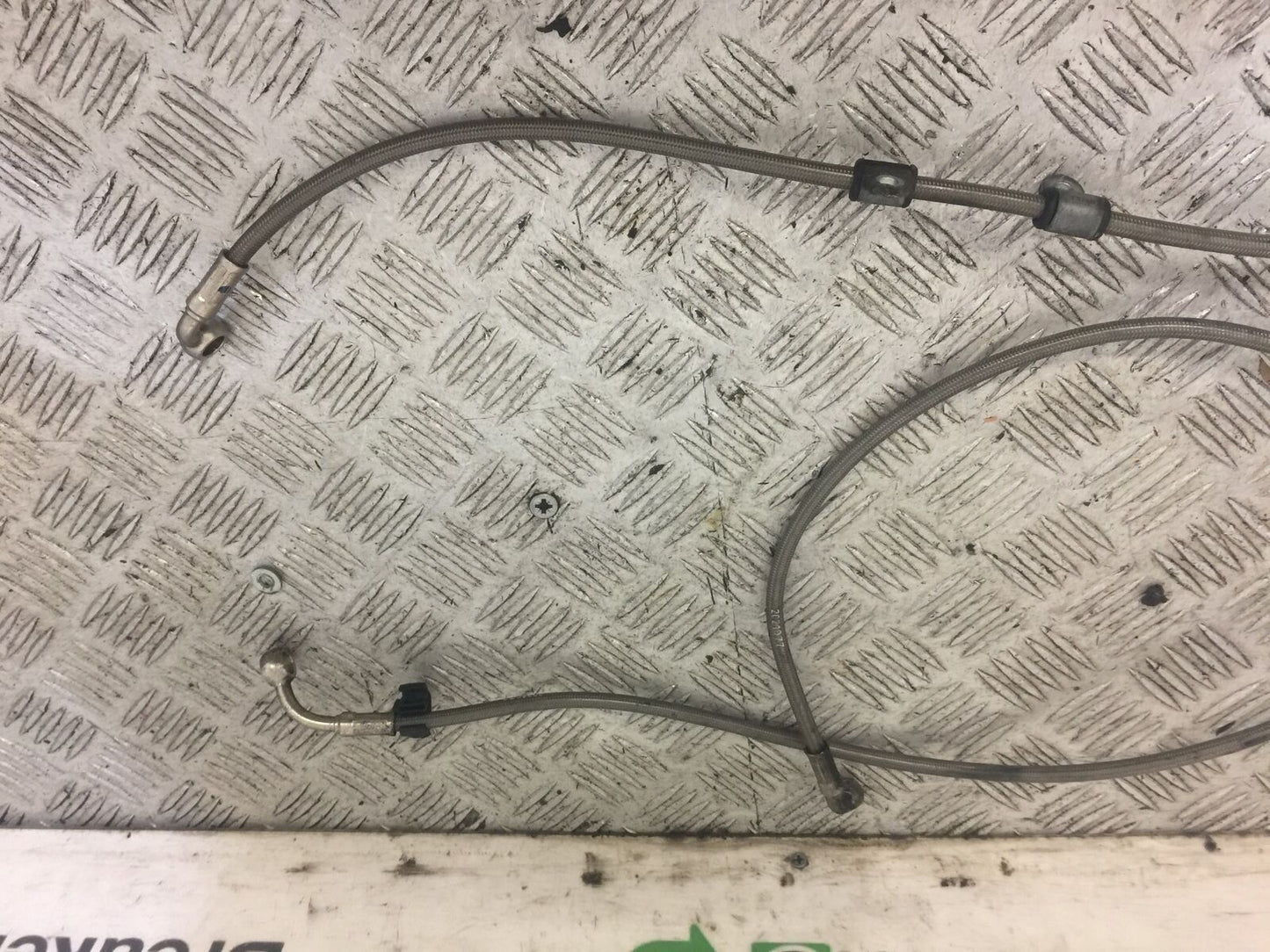 TRIUMPH 675 DAYTONA FRONT AND REAR BRAKE LINES  YEAR 2008-2011 (STOCK 640)