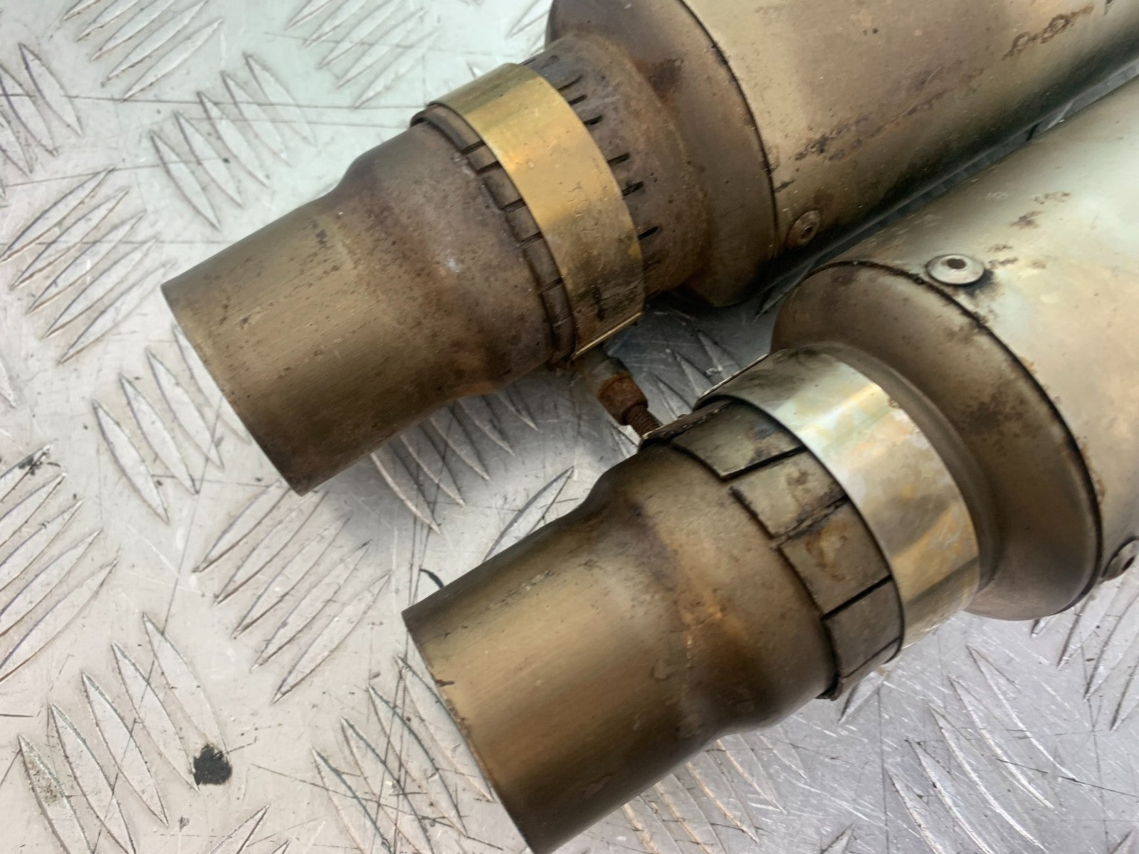 KTM 990 SUPER DUKE SILENCERS AND LINK PIPE YEAR 2007-2011  (CMB1207)