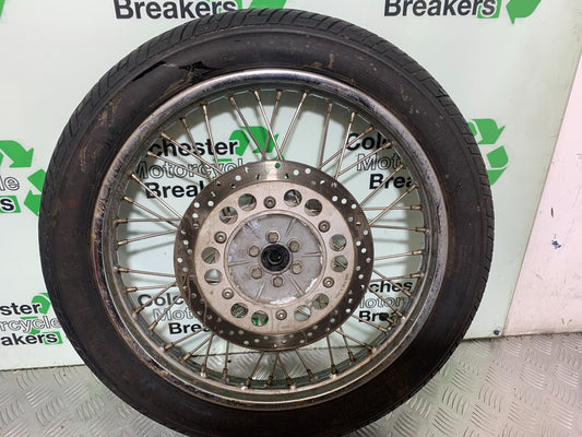 ROYAL ENFIELD BULLET 500 EFI FRONT WHEEL AND DISC  YEAR 2016 (CMB1153)