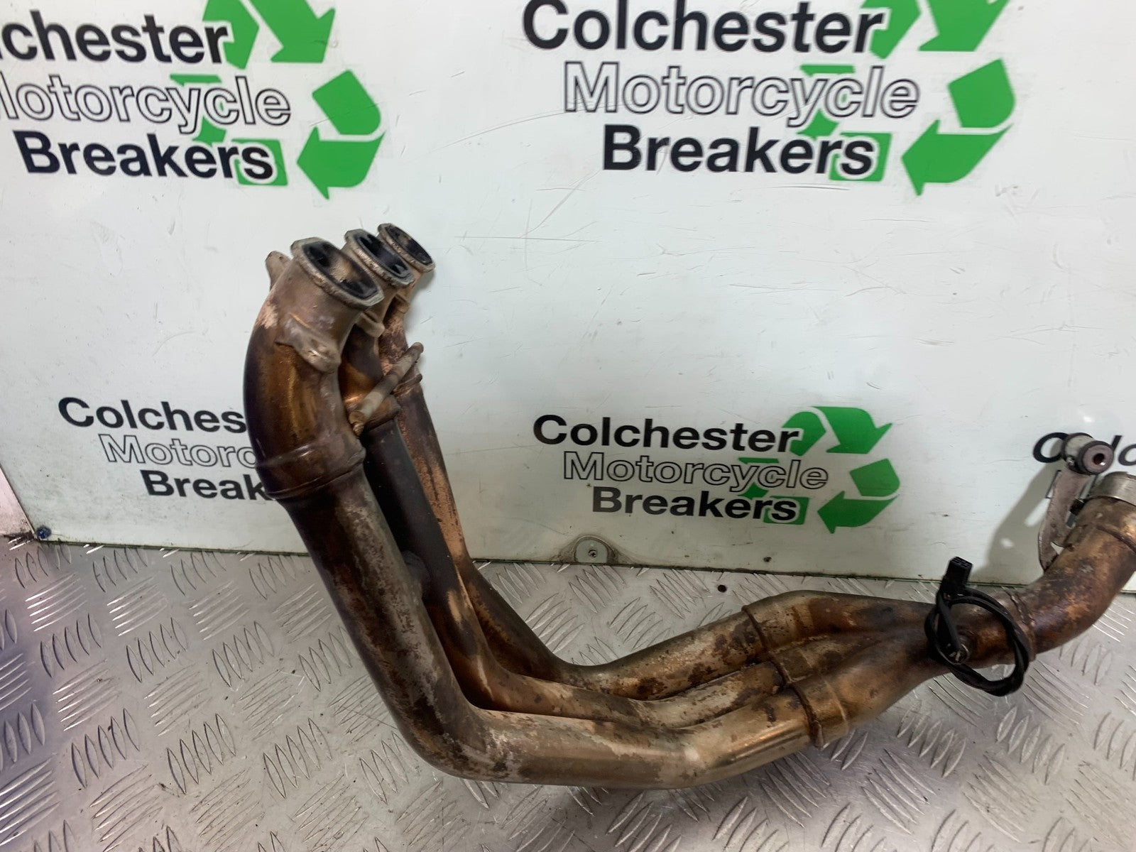 TRIUMPH SPEED TRIPLE R 1050 EXHAUST DOWNPIPES  2009 (CMB1183)
