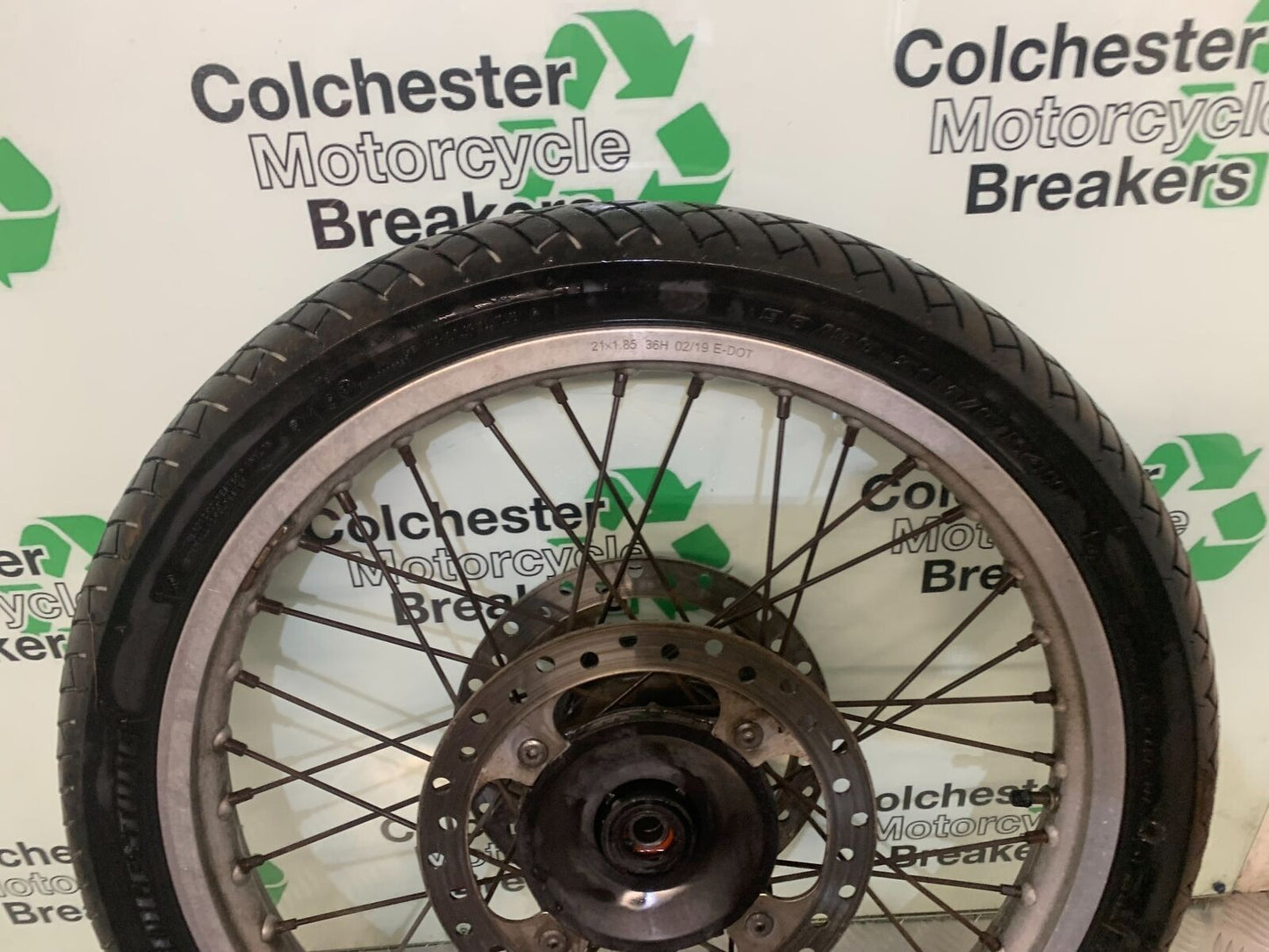 HONDA XL650 V TRANSALP FRONT WHEEL YEAR 2001-2006 (STOCK 975)