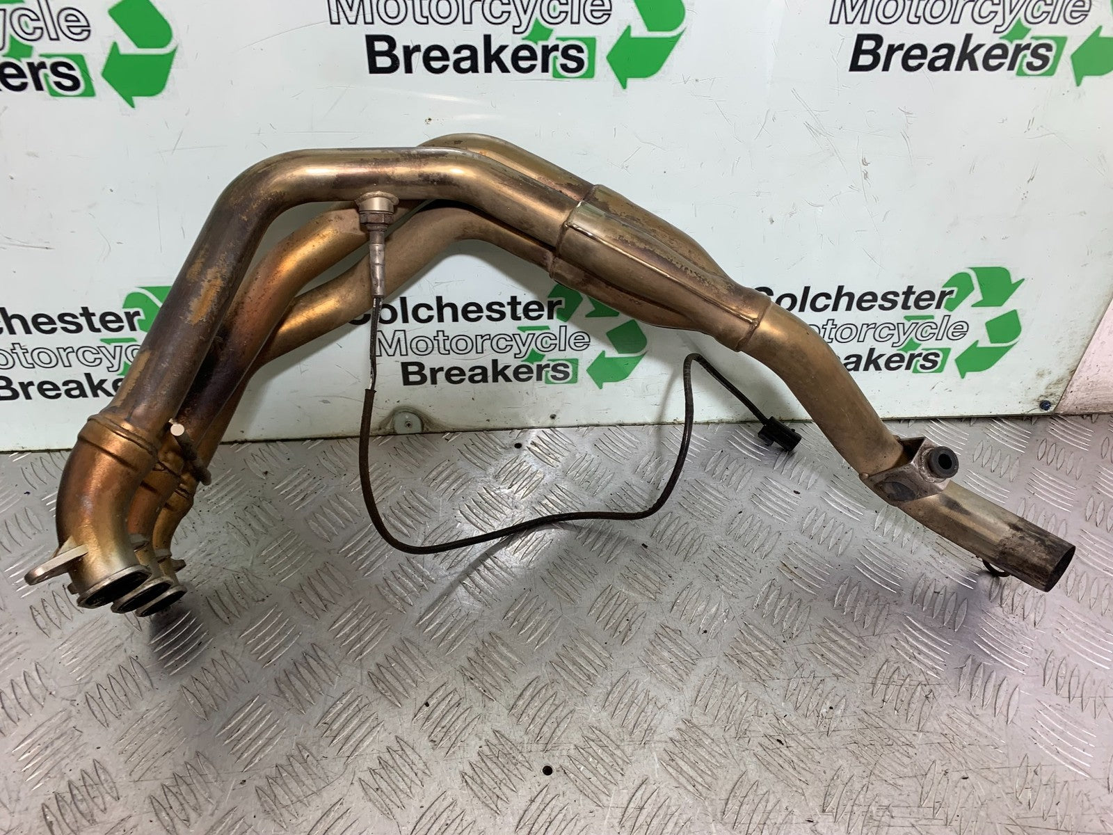 TRIUMPH 955I SPRINT RS EXHAUST DOWNPIPES  YEAR 1999-03 (CMB1313)