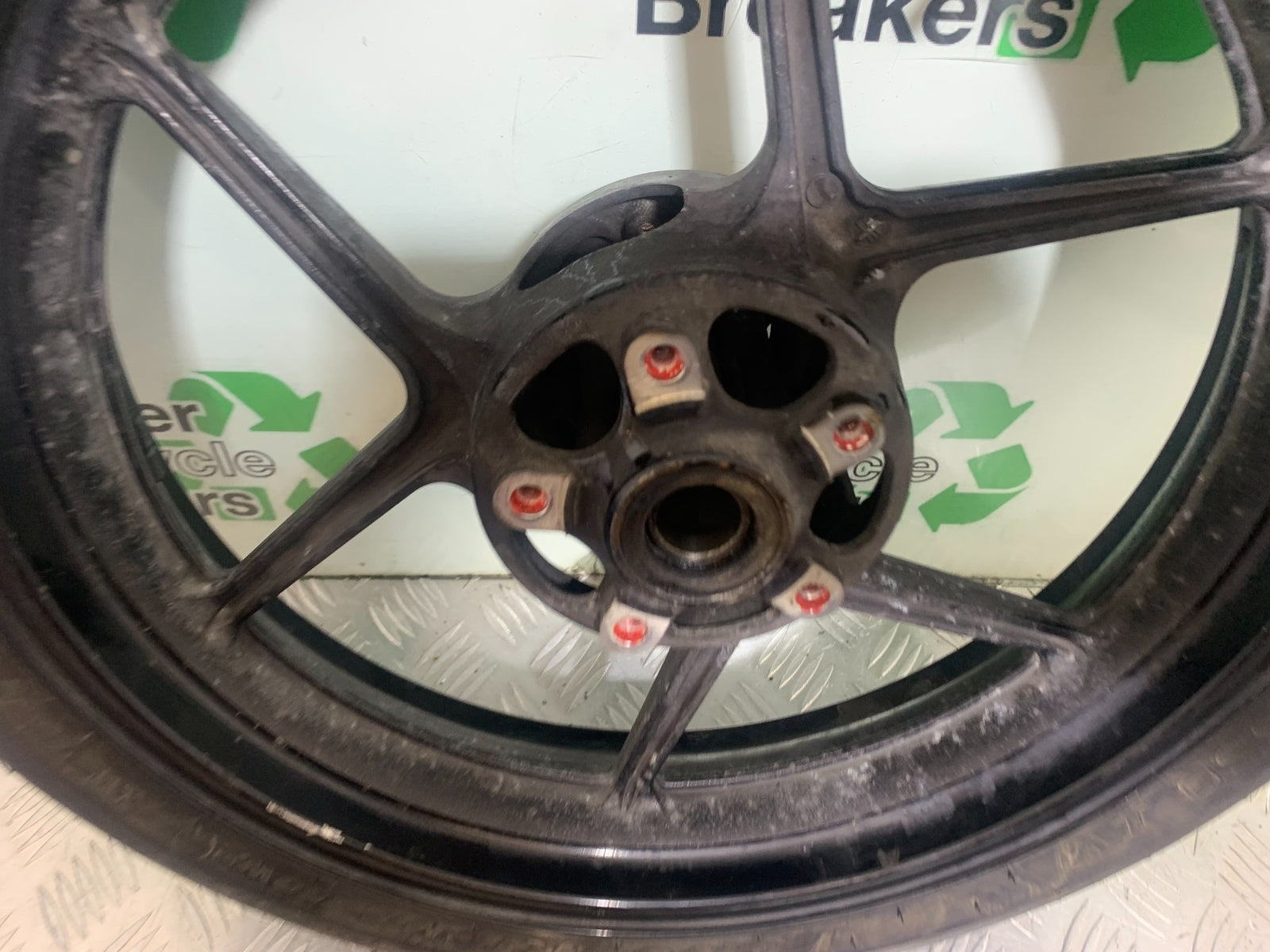 KAWASAKI ZX6R ZX6 R P7F P8F FRONT WHEEL  YEAR 2007-08 (CMB1165)