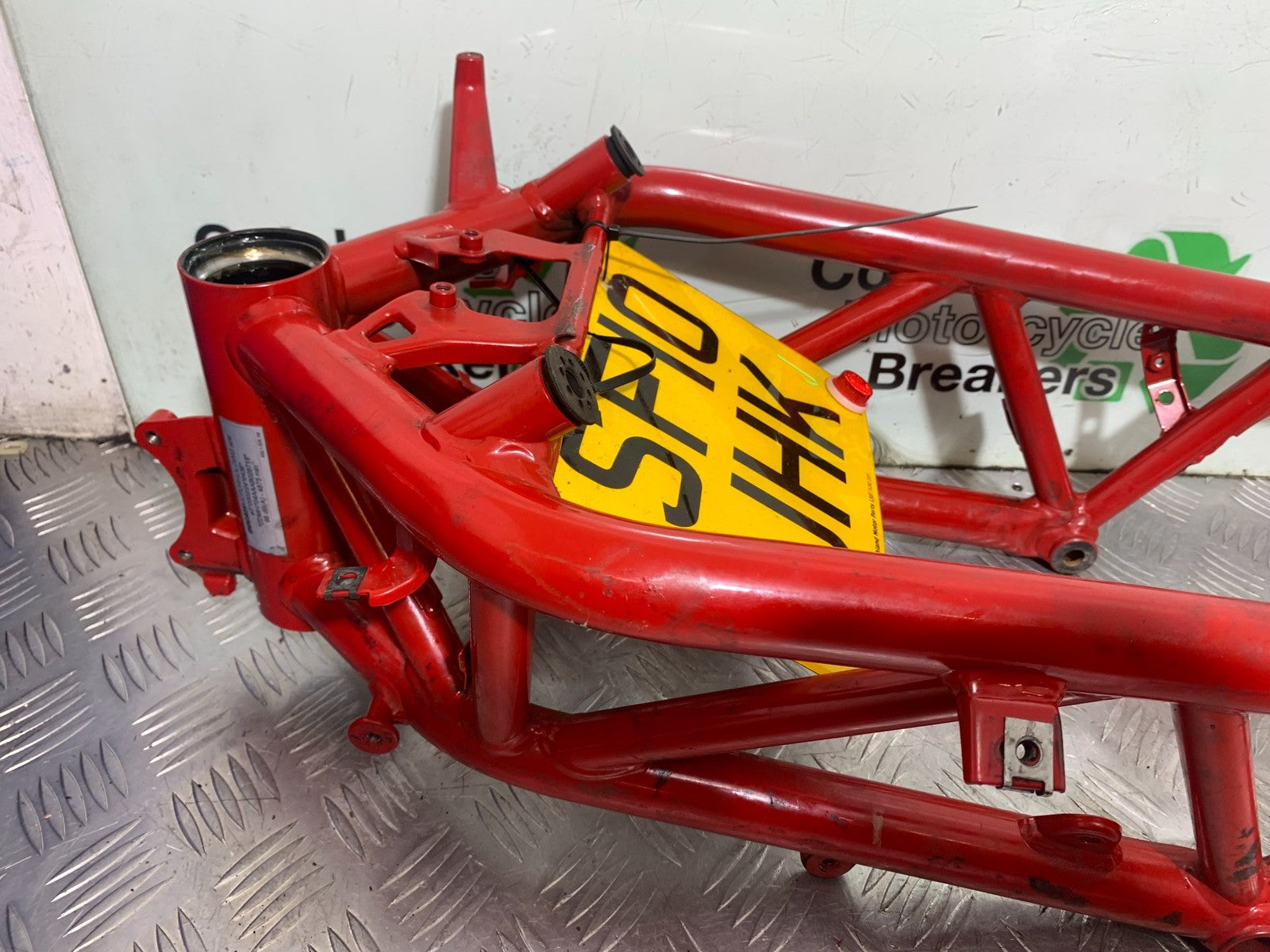 DUCATI 1198 S FRAME REG LOG BOOK  YEAR 2009-2011 (CMB1219)