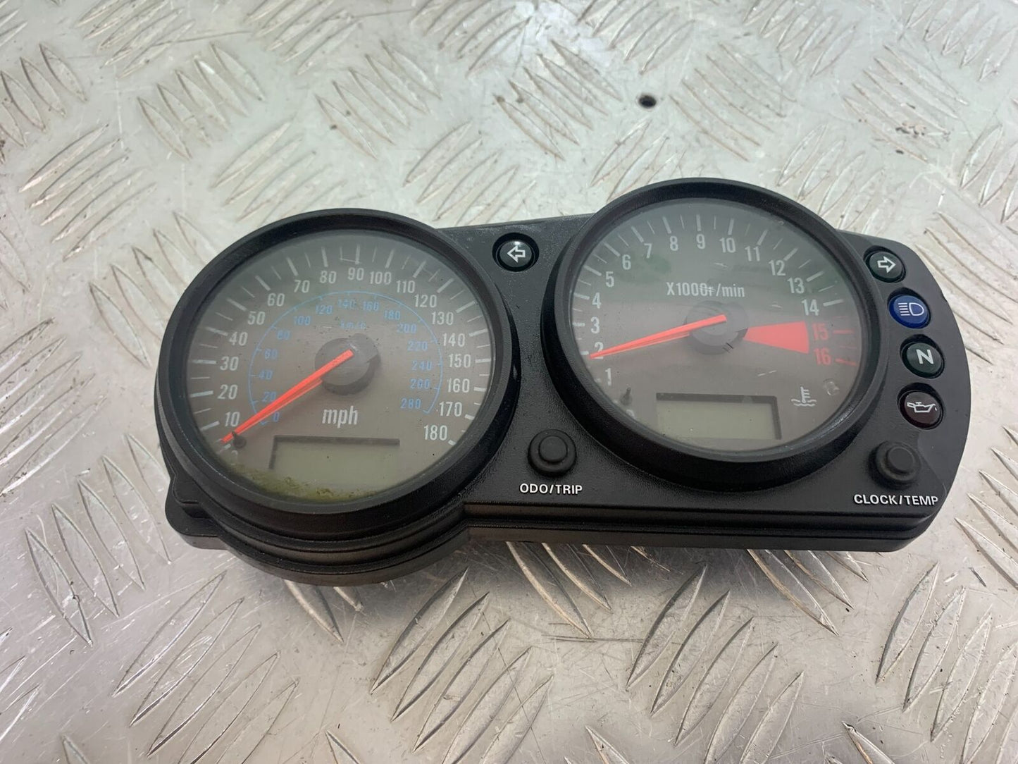KAWASAKI ZX6R ZX6 J CLOCKS SPEEDO DASH  YEAR 2000 (CMB1129)