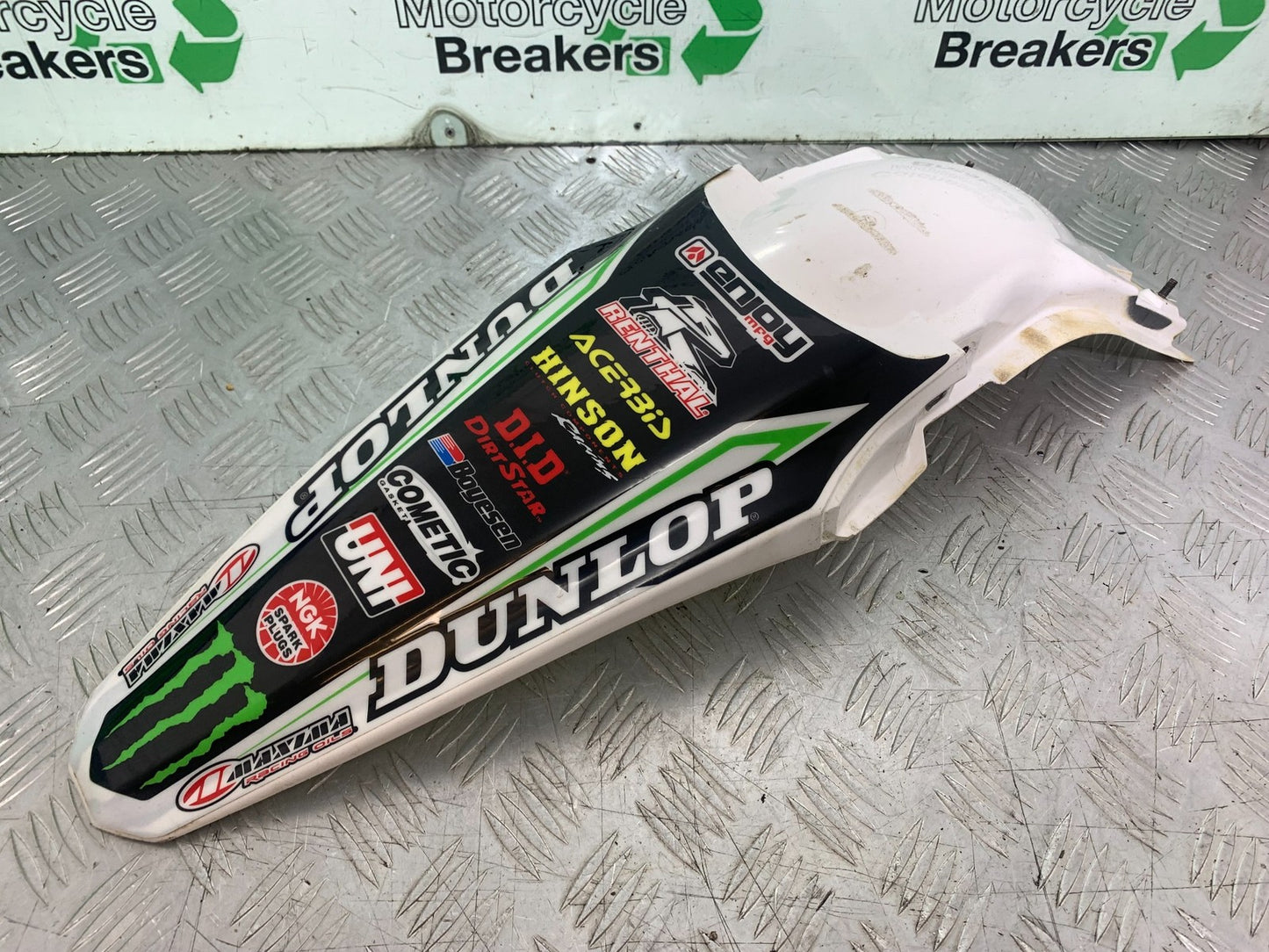 KAWASAKI KXF450 KXF 450 REAR MUDGUARD  YEAR 2013 CMB1217)