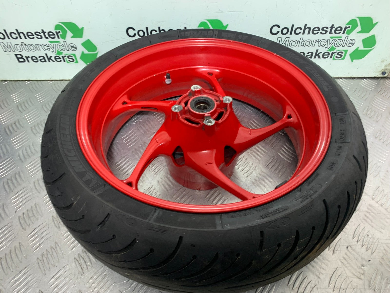TRIUMPH 675 STREET TRIPLE RX REAR WHEEL  2015- 2017 (CMB1299)