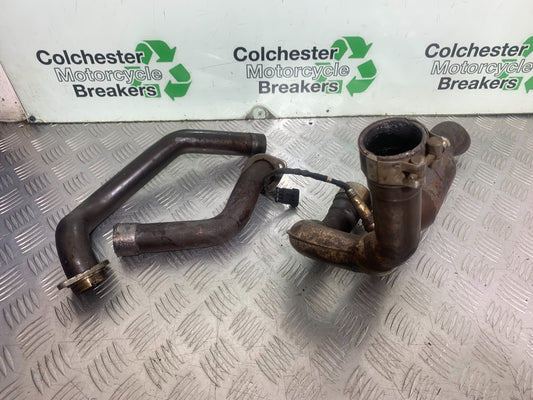 APRILIA SL750 SL 750 SHIVER EXHAUST DOWNPIPES  YEAR 2008-2016 (CMB1242)