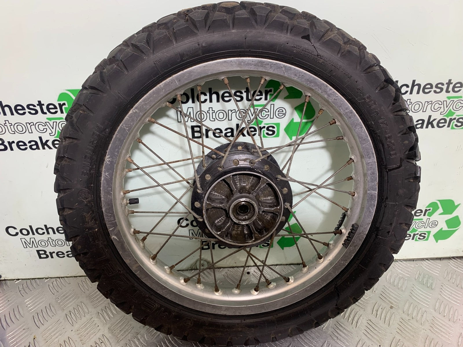 KAWASAKI KLR250 KLR 250 REAR WHEEL   YEAR 1984-2001 (CMB1225)