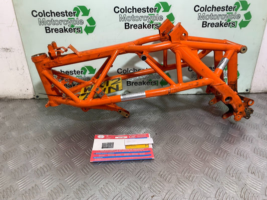 KTM 690 DUKE R LC4 CHASSIS FRAME REG LOG BOOK YEAR 2012-2015  (CMB1180)