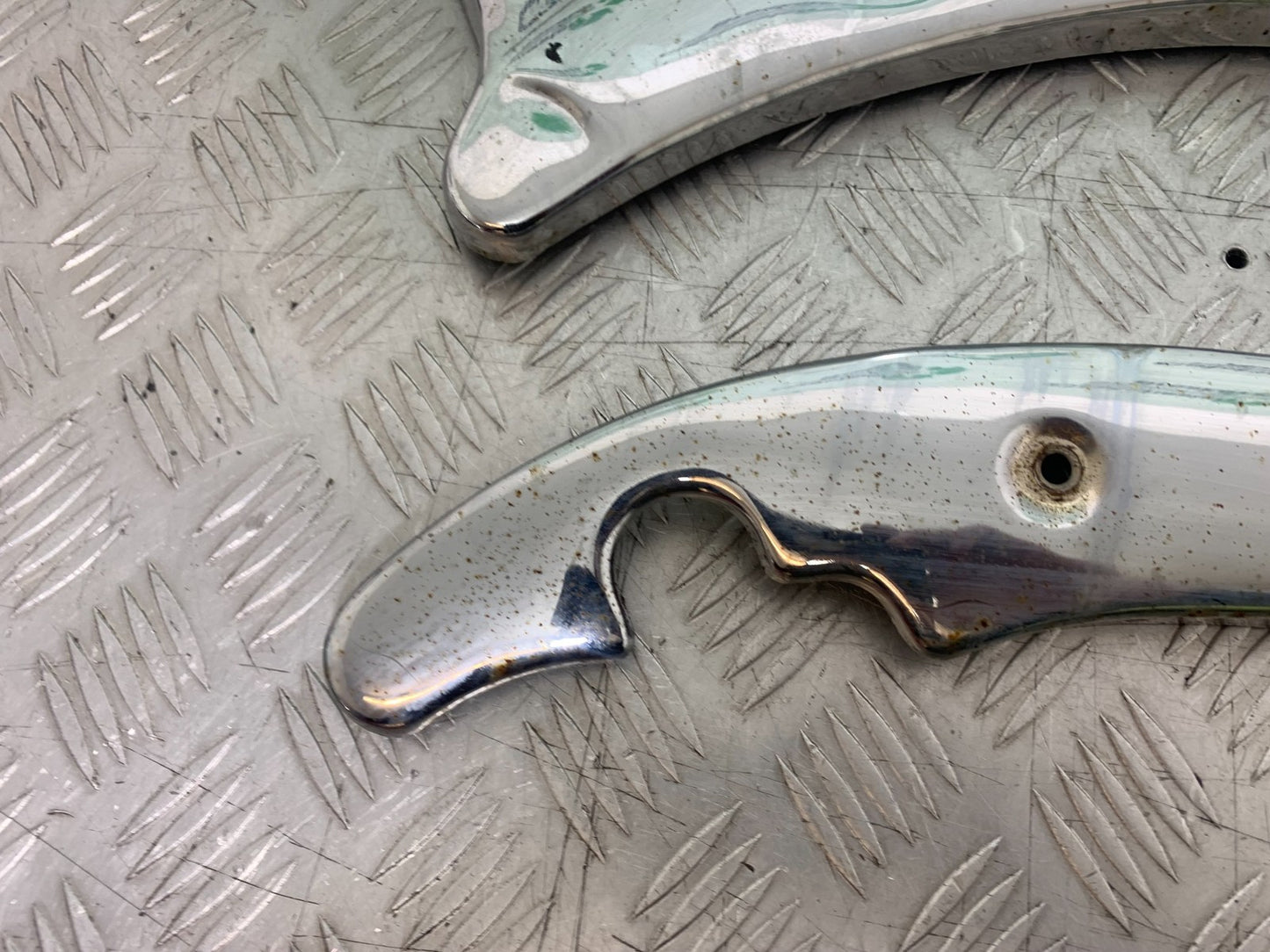 PIONEER NEVADA XF125 CHROME FRAME COVERS  YEAR 2009 (CMB1214)