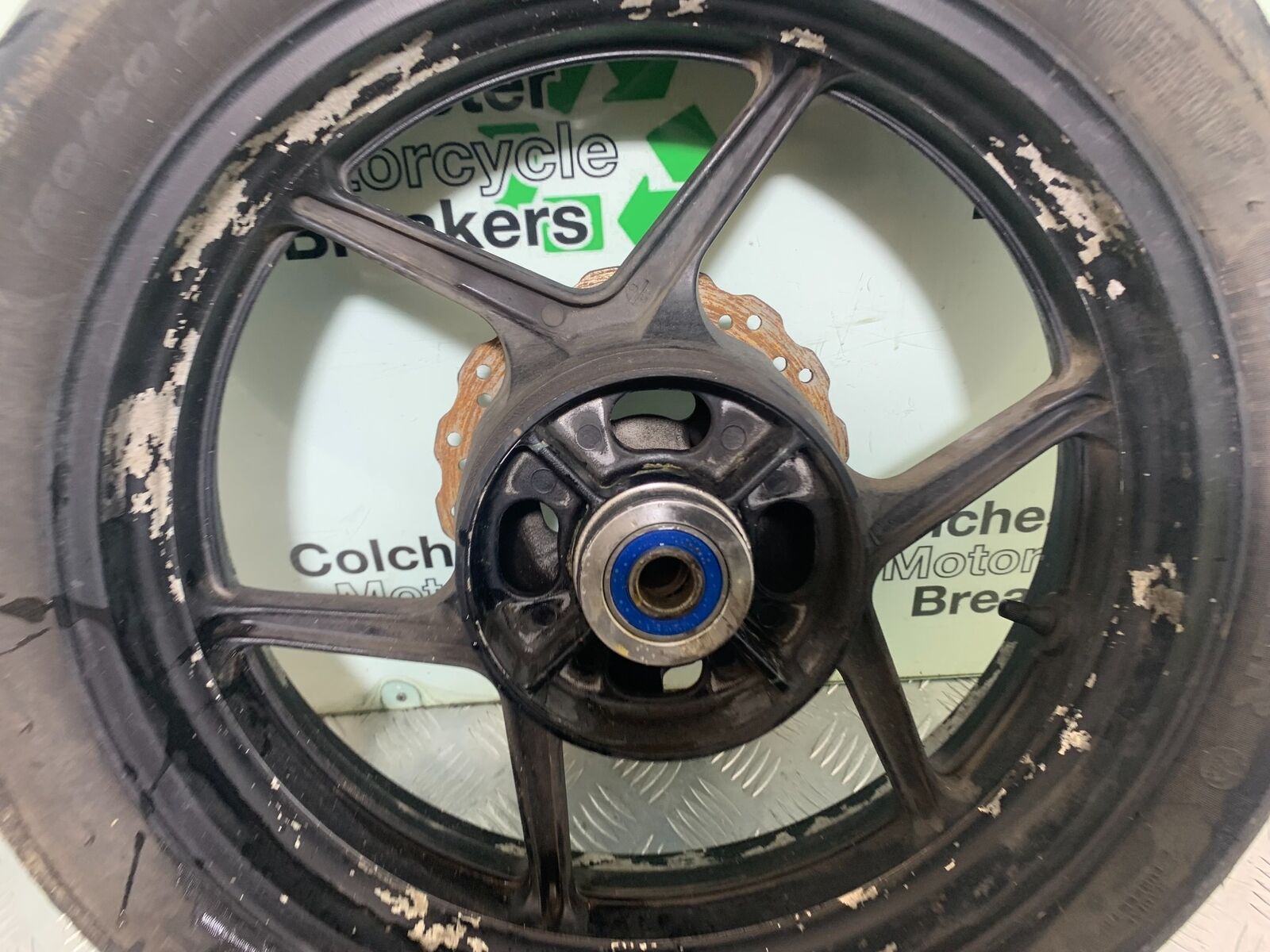 KAWASAKI ER6 F REAR WHEEL   YEAR 2005-2008 (CMB1098)