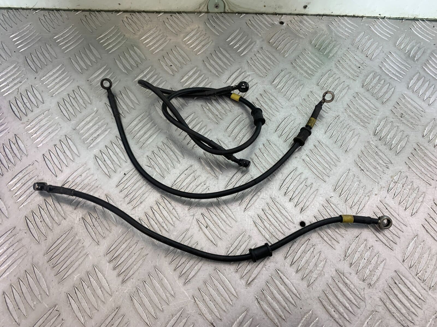 KAWASAKI Z750 Z 750 BRAIDED BRAKE LINES  YEAR 2004-2006  (CMB1104)