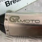TRIUMPH 675 STREET TRIPLE R GRMOTO END CAN SILENCER EXHAUST 2013-2016