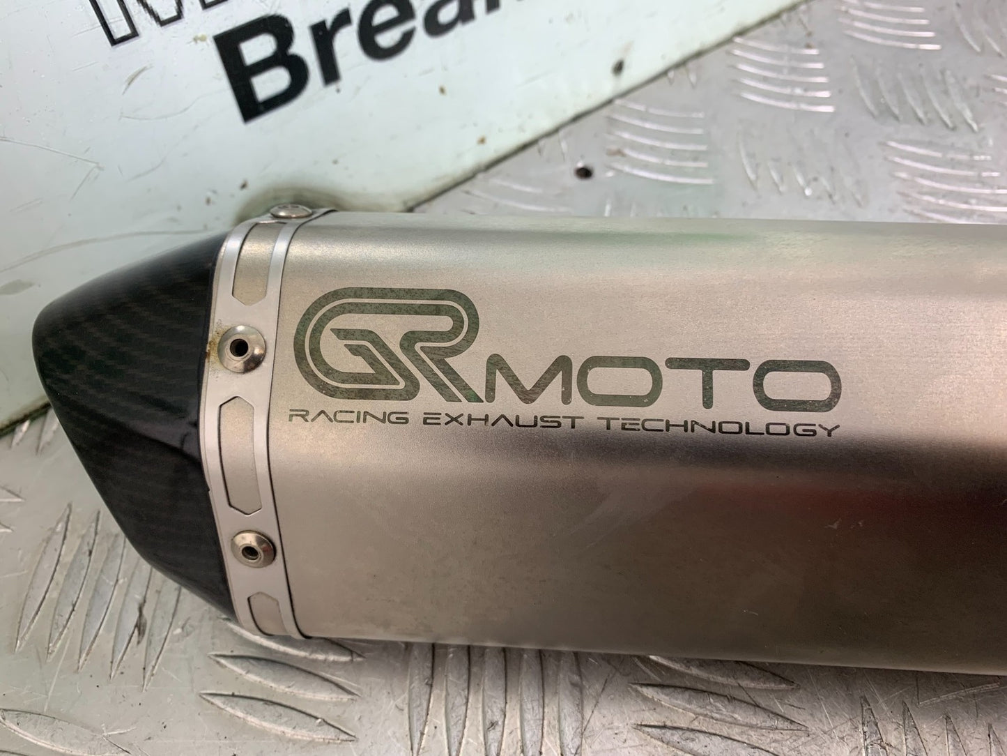 TRIUMPH 675 STREET TRIPLE R GRMOTO END CAN SILENCER EXHAUST 2013-2016