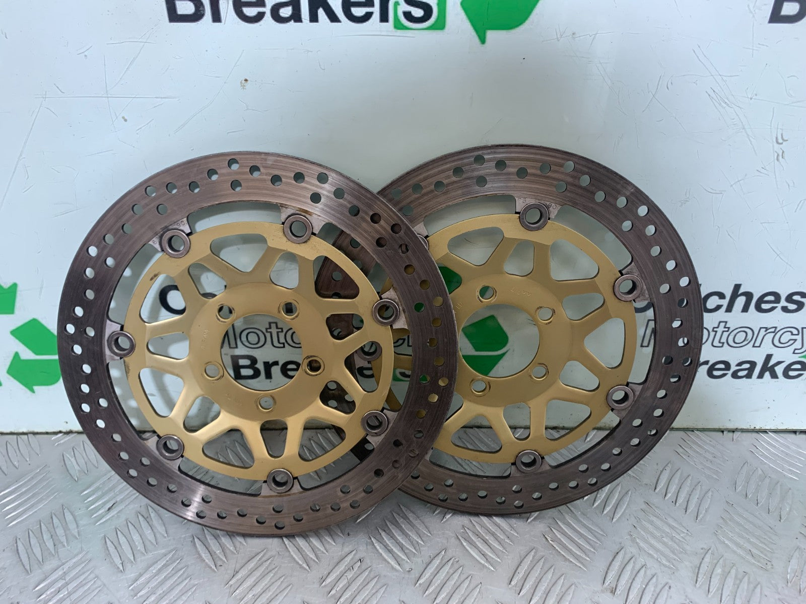 KAWASAKI ZX9R ZX9 R FRONT BRAKE DISCS  YEAR 1998-1999 (CMB1329)