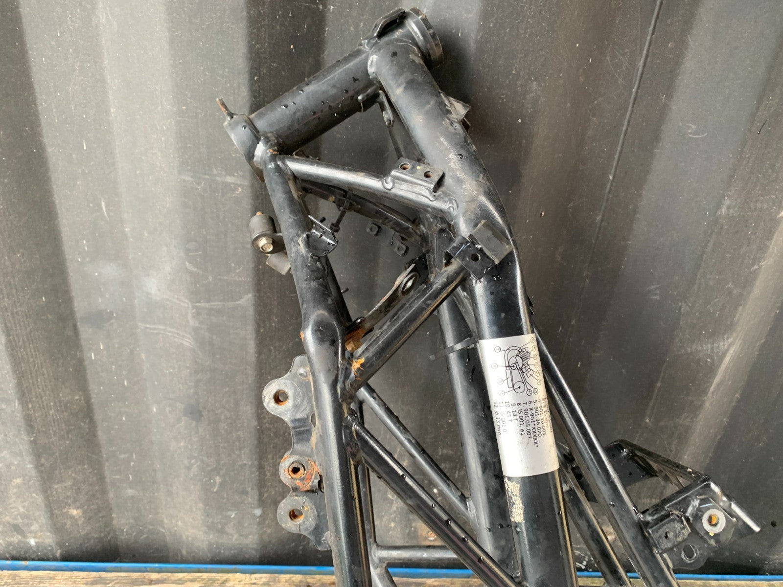 KTM DUKE 125 FRAME REG LOG BOOK  YEAR 2012-2016 (CMB1317)