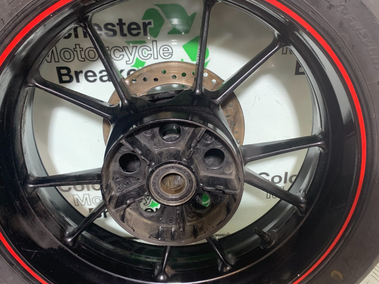 BMW S1000 RR REAR WHEEL AND DISC   YEAR 2015-2018 (CMB1246)