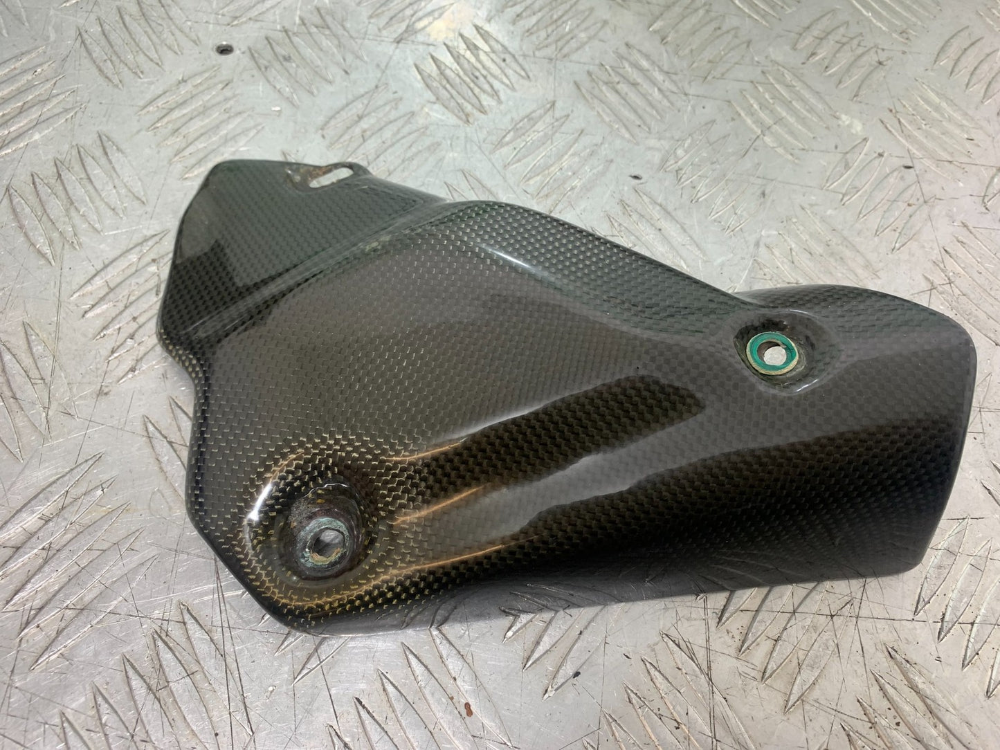 DUCATI 1198 S CARBON EXHAUST SHIELD   YEAR 2009-2011 (CMB1219)