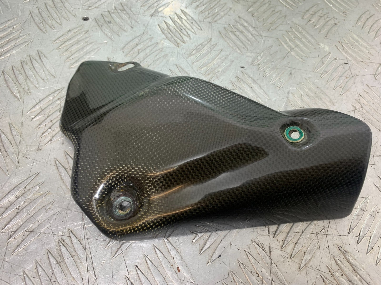 DUCATI 1198 S CARBON EXHAUST SHIELD   YEAR 2009-2011 (CMB1219)
