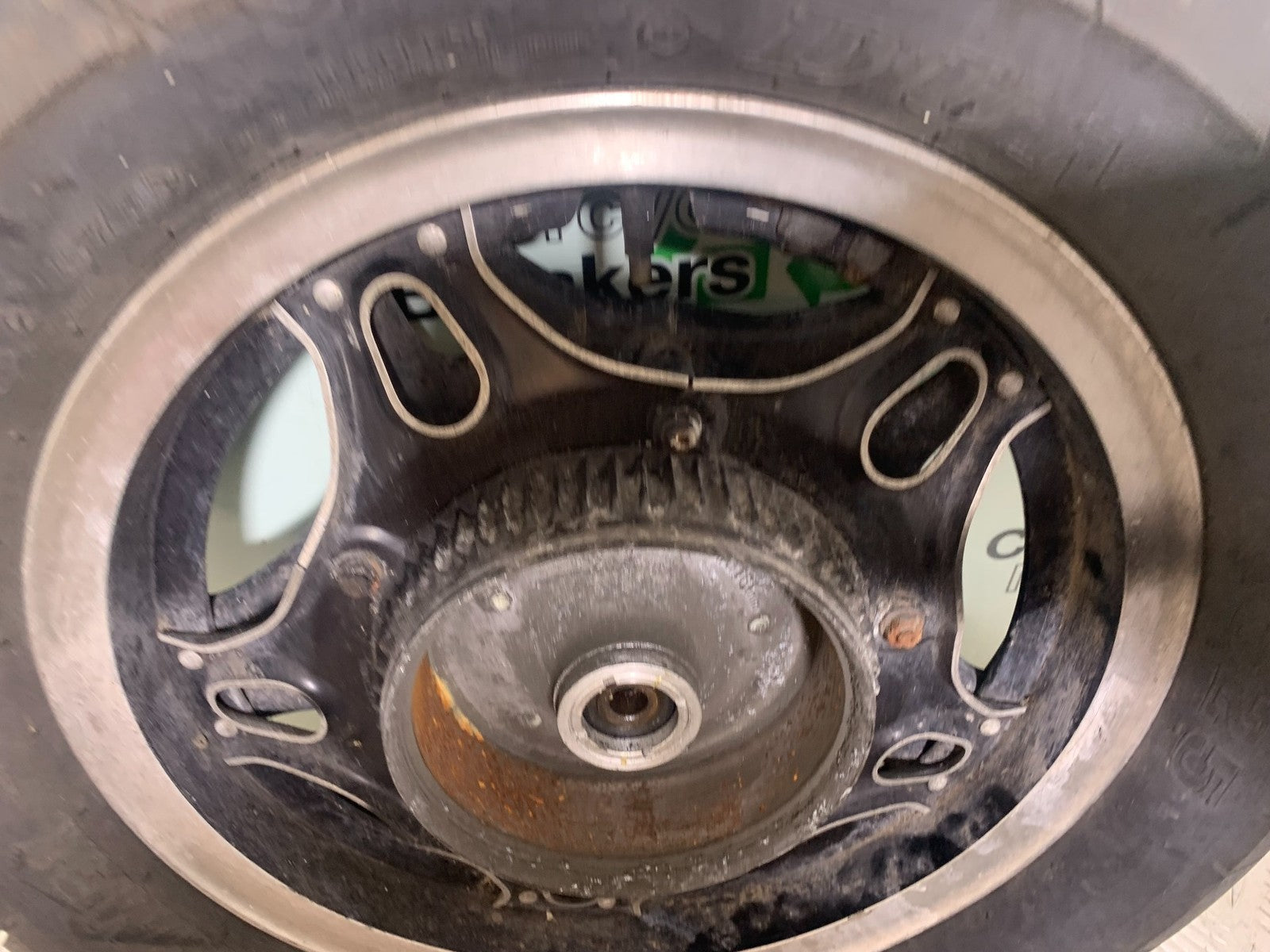 HONDA GL500 GL 500 SILVERWING REAR WHEEL YEAR 1981-82 (CMB1168)