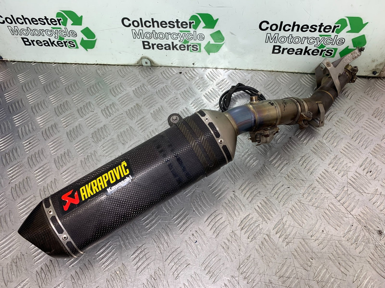 KAWASAKI ZX10R ZX10 R AKRAPOVIC CARBON SILENCER   2008-2010 (CMB1301)