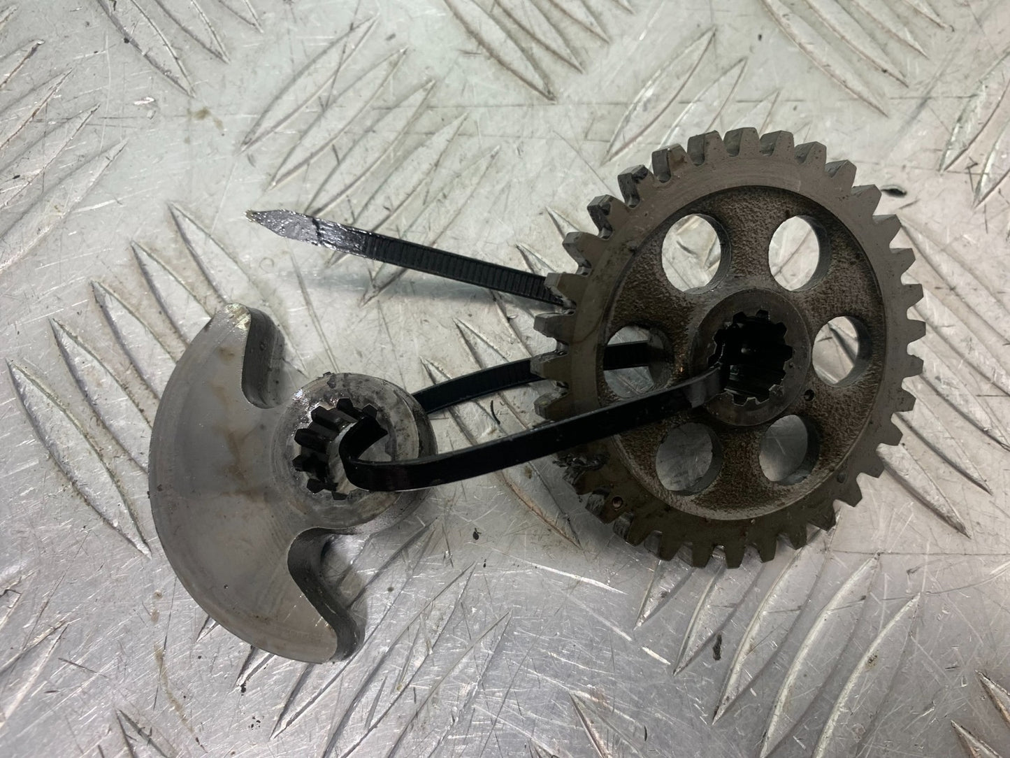 KAWASAKI KXF450 KXF 450 BALANCE WEIGHT AND GEAR   YEAR 2009-2015 CMB1217)