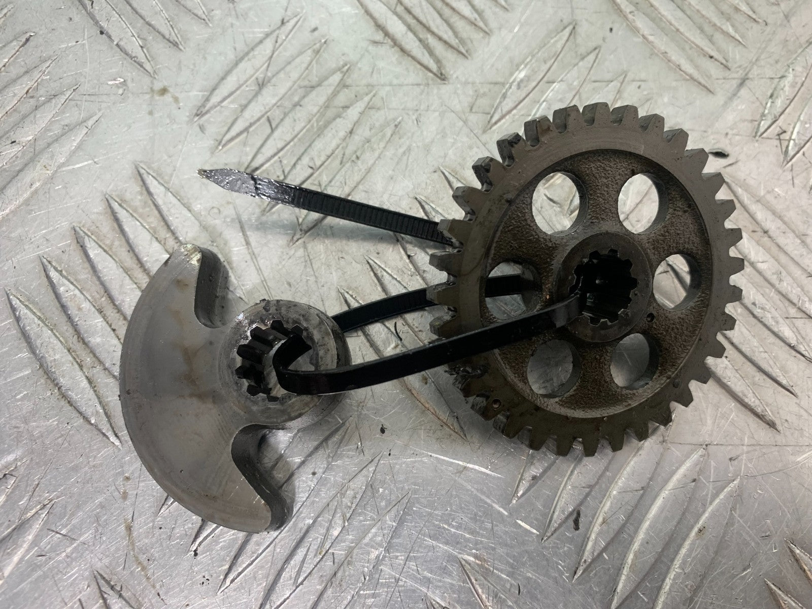 KAWASAKI KXF450 KXF 450 BALANCE WEIGHT AND GEAR   YEAR 2009-2015 CMB1217)