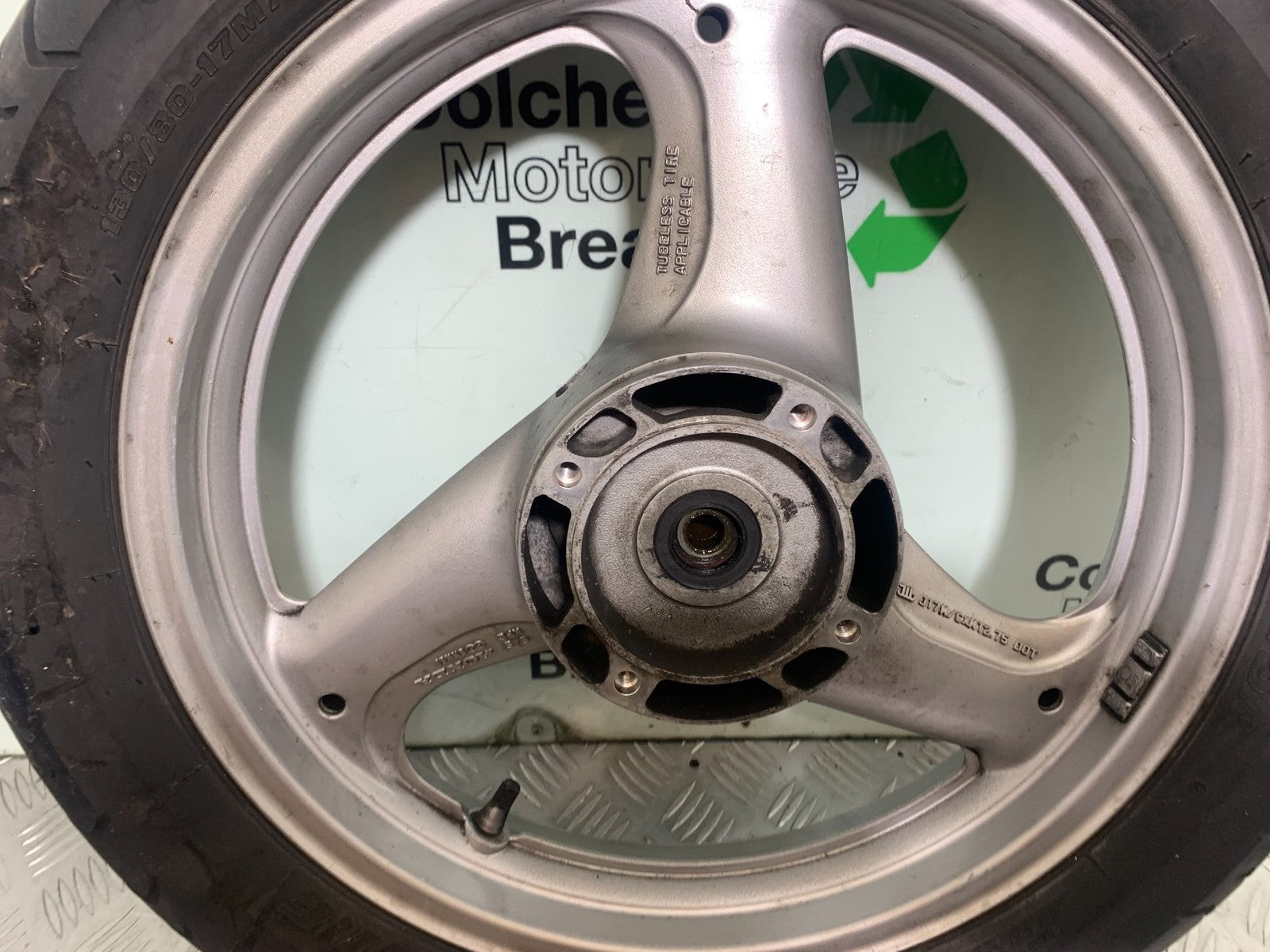HONDA XL125 VARADERO REAR WHEEL   YEAR 2001-2006  (CMB1210)