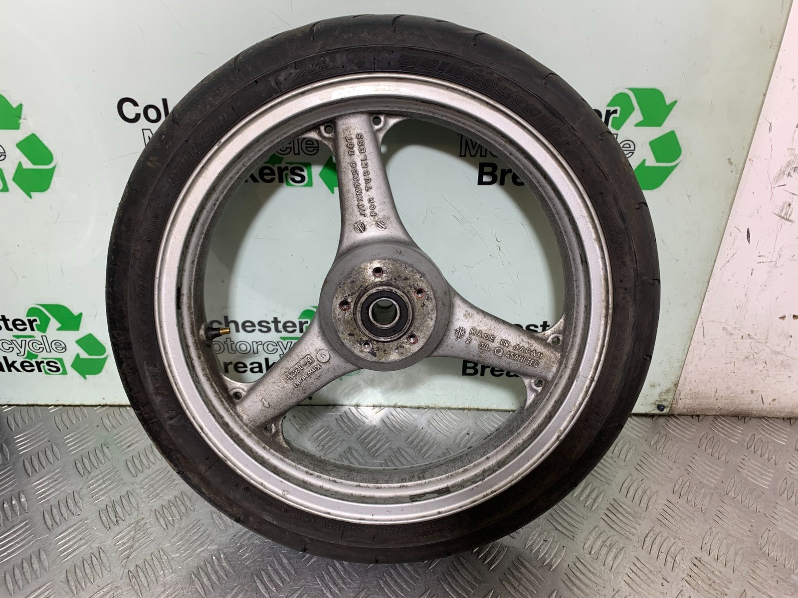 KAWASAKI ZX6R ZX6 J FRONT WHEEL  YEAR 2000 (CMB1312)