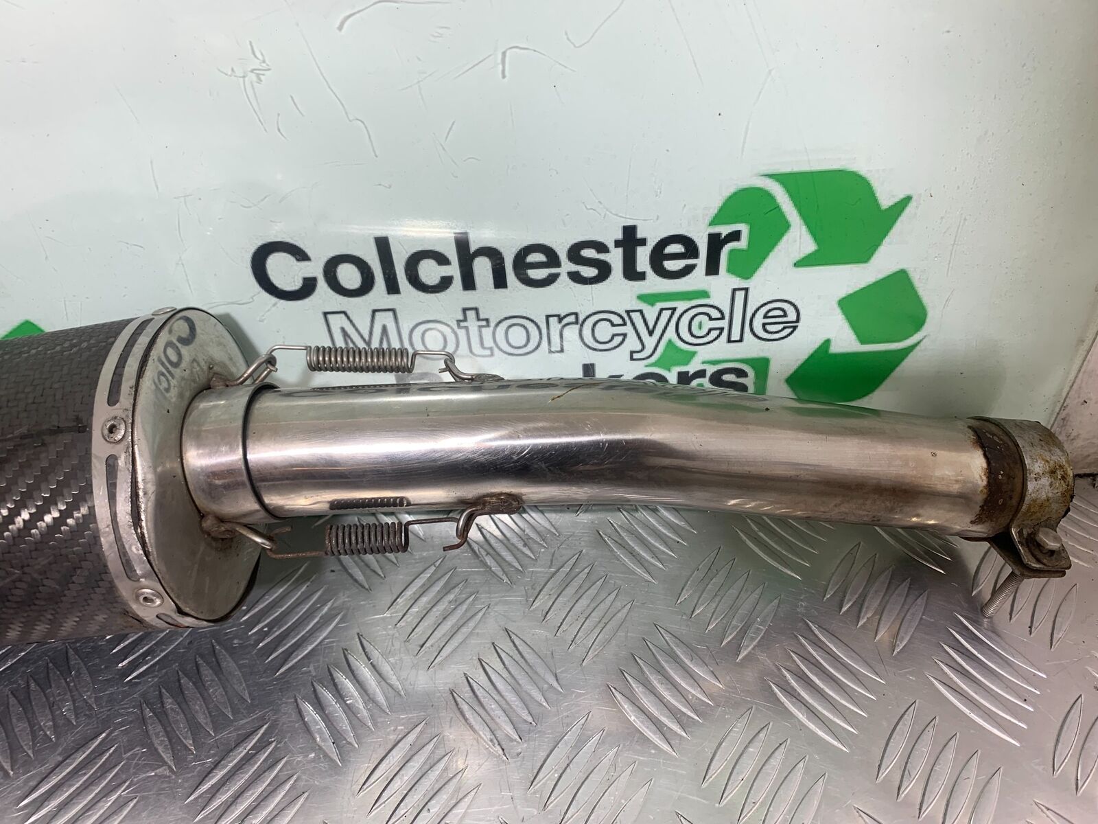 YAMAHA YZF600 YZF 600 THUNDERCAT CARBON RACE SILENCER   1996-2003 (CMB1046)