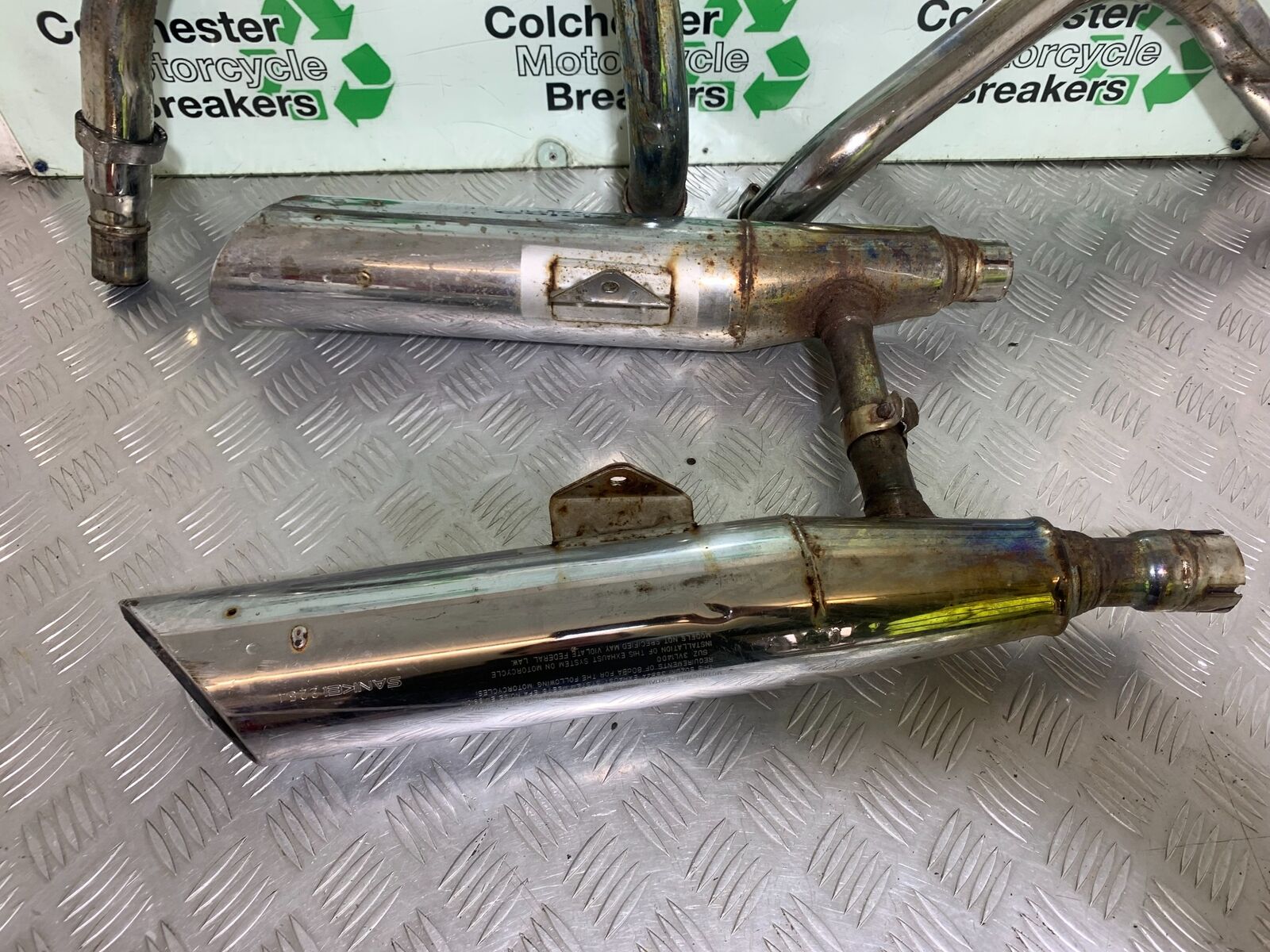 SUZUKI VS1400 VS 1400 INTRUDER EXHAUST   YEAR 1988 (CMB1077)