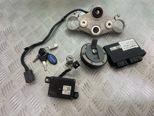 TRIUMPH 675 STREET TRIPLE ECU LOCKS KEYS  2013-2016 (CMB1186)