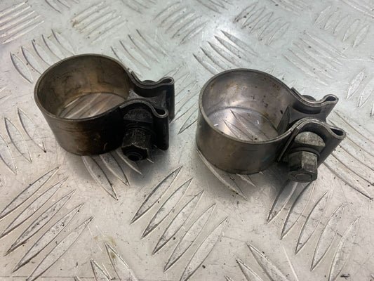 HARLEY DAVIDSON XL883 N IROD 3 X EXHAUST CLAMPS  YEAR 2020  (CMB1116)