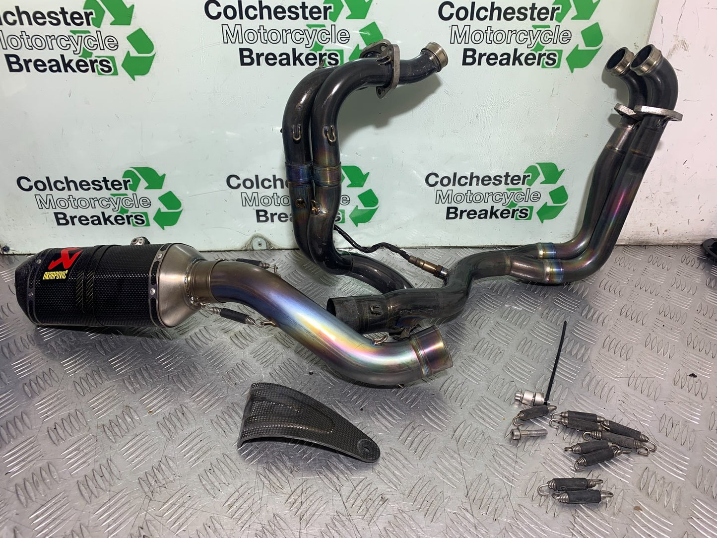 APRILIA RSV4 FACTORY AKRAPOVIC FULL EXHAUST SYSTEM  YEAR 2009-2012(CMB1224)