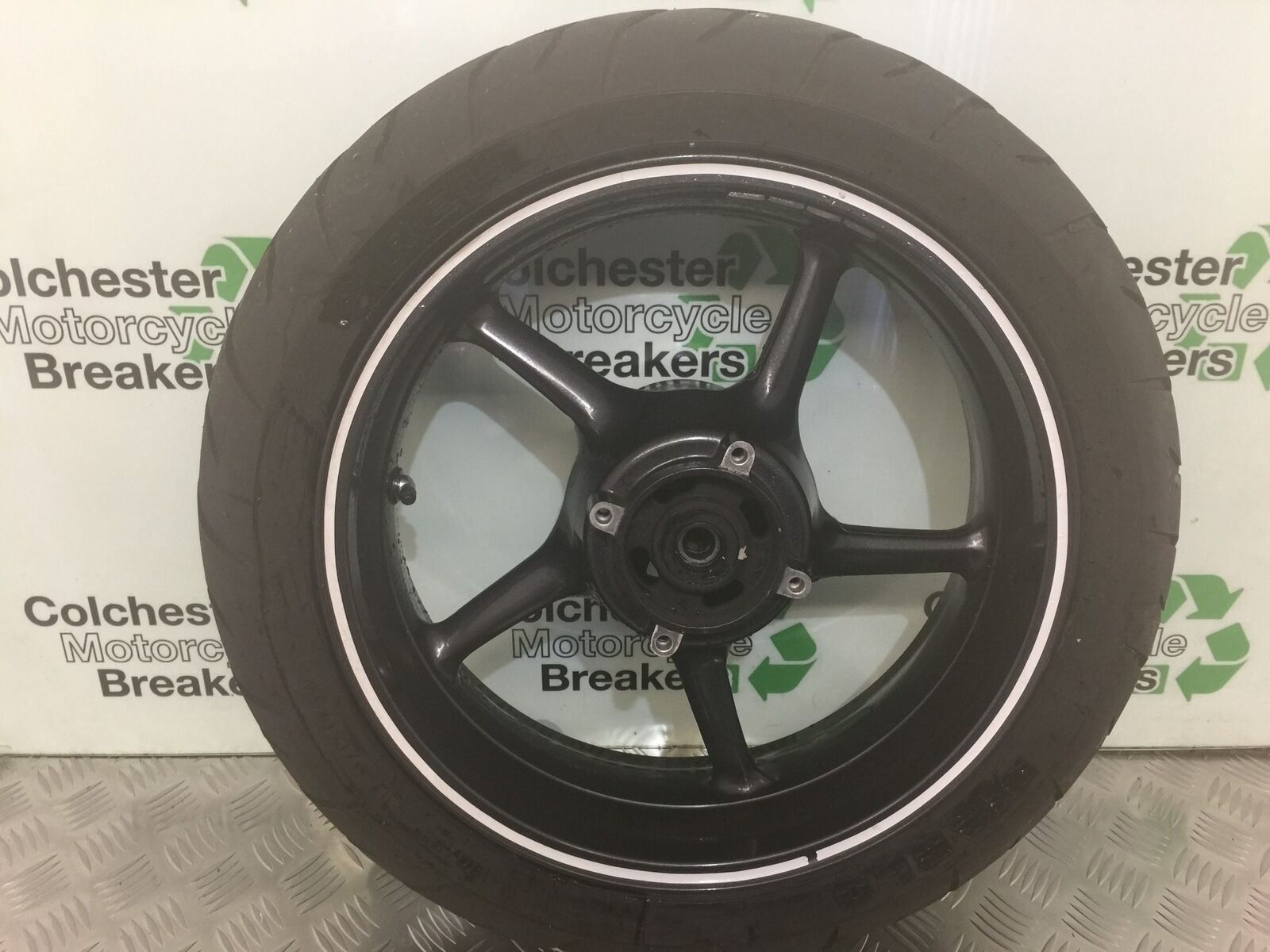 TRIUMPH TIGER 800 XRT REAR WHEEL  YEAR 2015-2017  (STOCK 920)