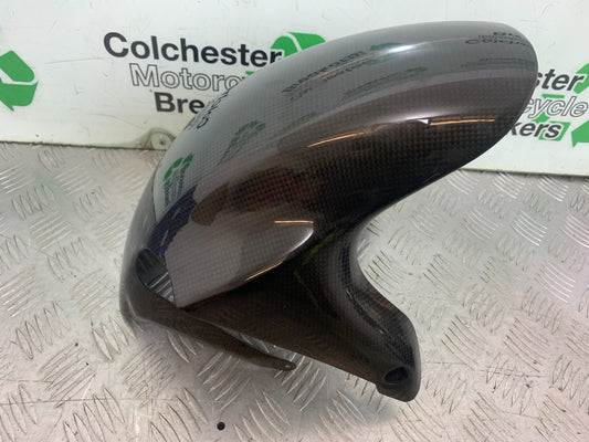 APRILIA RSV1000 R FACTORY MILLE CARBON FRONT MUDGUARD   2004-09 (CMB1203)