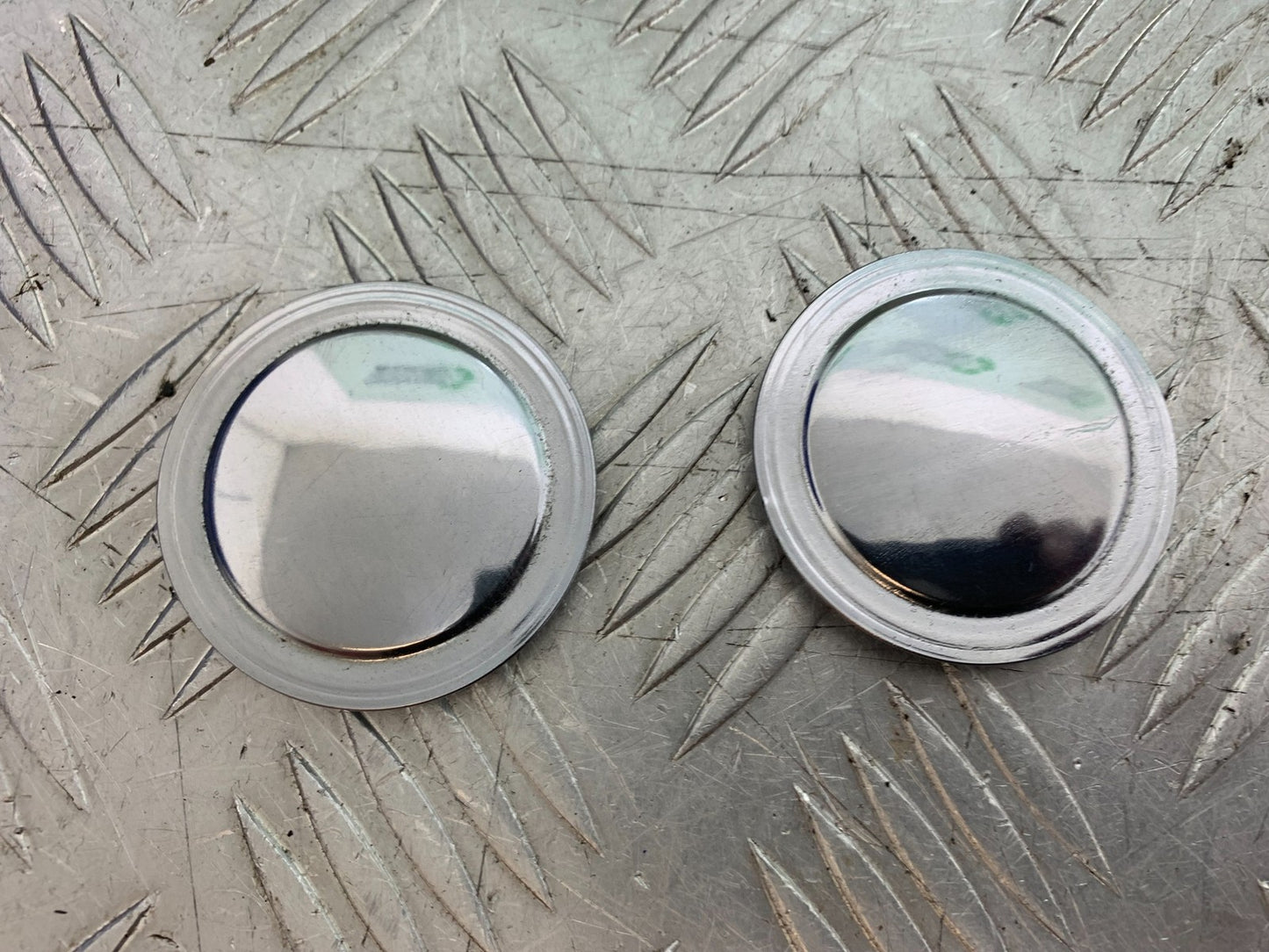 YAMAHA XV1100 XV 1100 VIRAGO CHROME FRAME CAPS   1990-1999 (CMB1243)