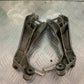 HONDA CBR1100 BLACKBIRD REAR HANGERS AND PEGS   YEAR 1999-05 (STOCK 961)