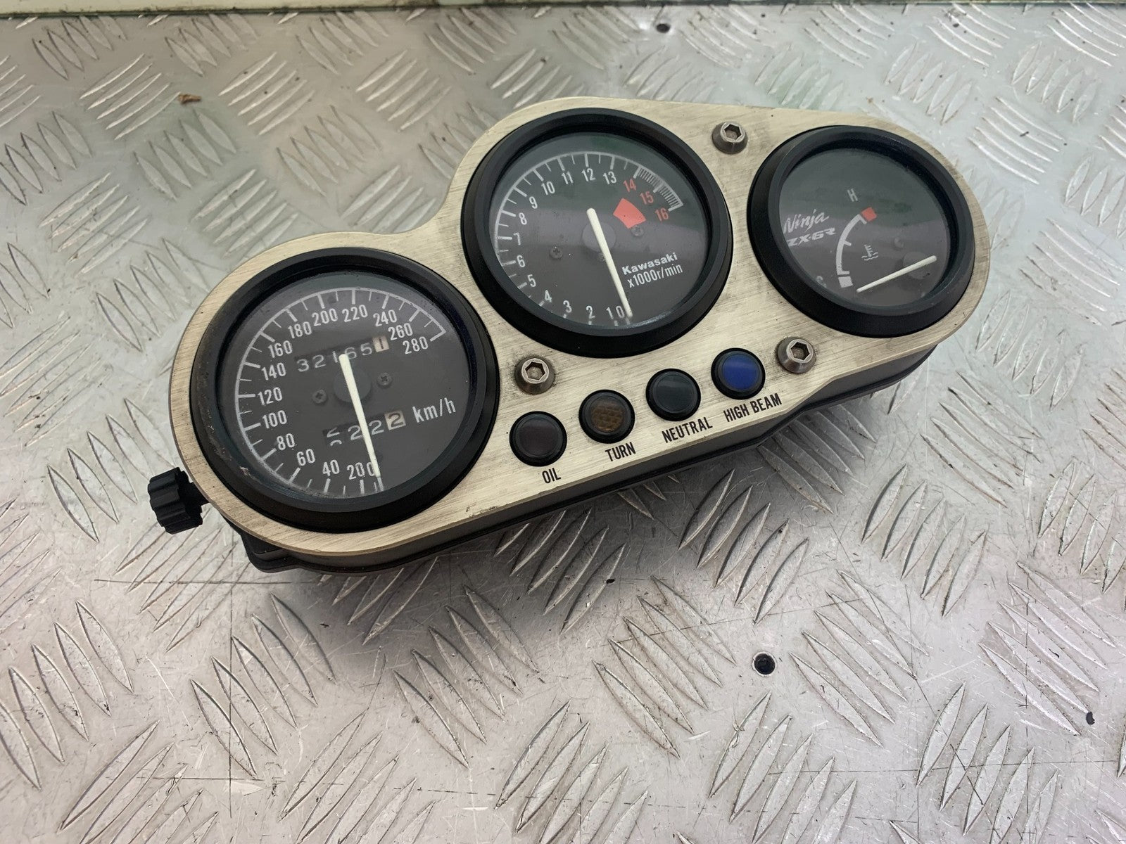 KAWASAKI ZX6R ZX6 F CLOCKS SPEEDO DASH YEAR 1995-1997 (CMB1169)