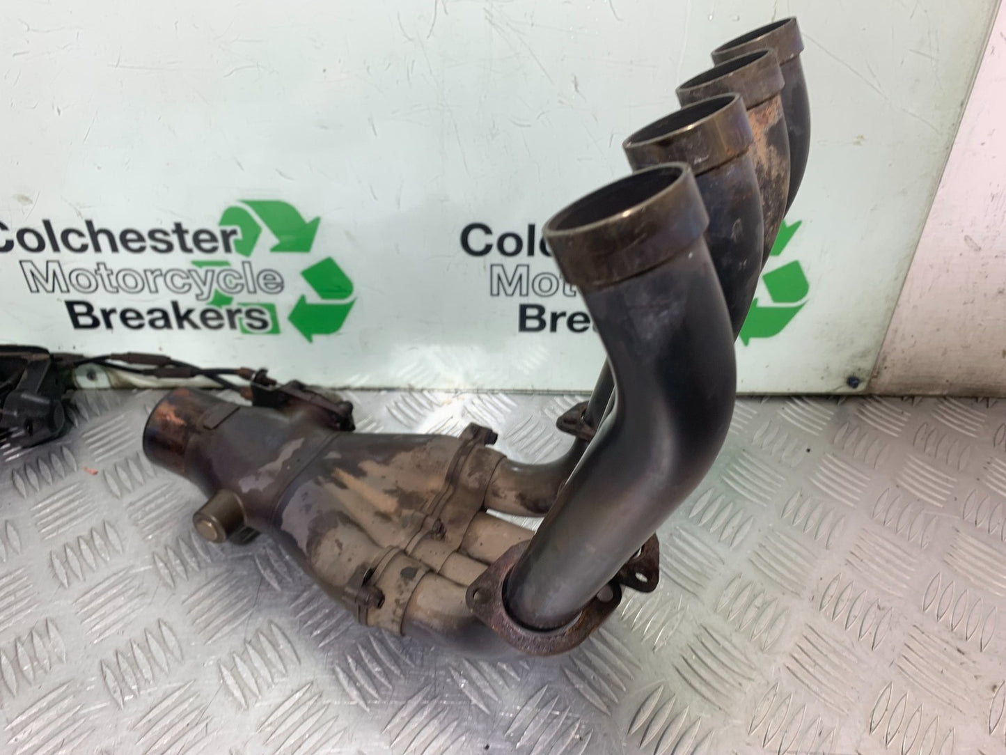 YAMAHA YZF R1 4C8  EXHAUST DOWNPIPES  YEAR 2007-2008 (CMB1237)