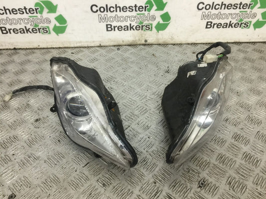 PEUGEOT GEOPOLIS 125 HEADLIGHTS    YEAR 2011  (STOCK 887)