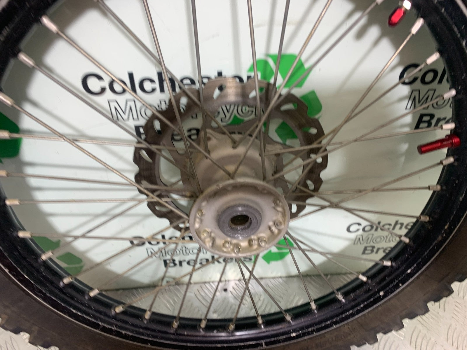 KAWASAKI KXF450 KXF 450 FRONT WHEEL YEAR 2013 CMB1217)