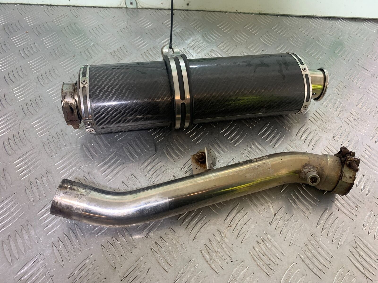 HONDA CBR600 CBR 600 F BEOWULF CARBON SILENCER YEAR 2000-2003(CMB1091)