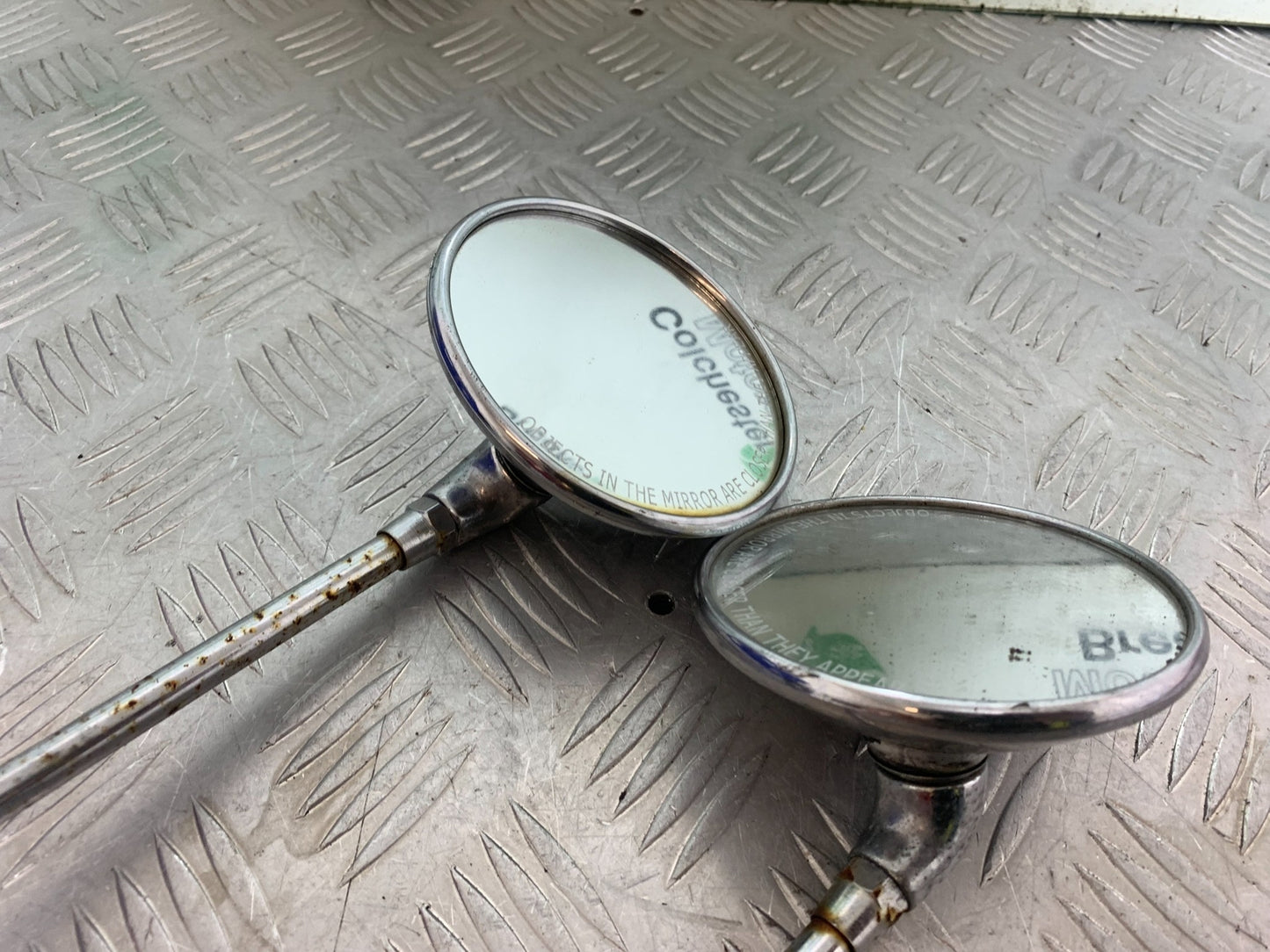 ROYAL ENFIELD BULLET 500 EFI LEFT & RIGHT MIRRORS   YEAR 2008 - 2016 (CMB1153)