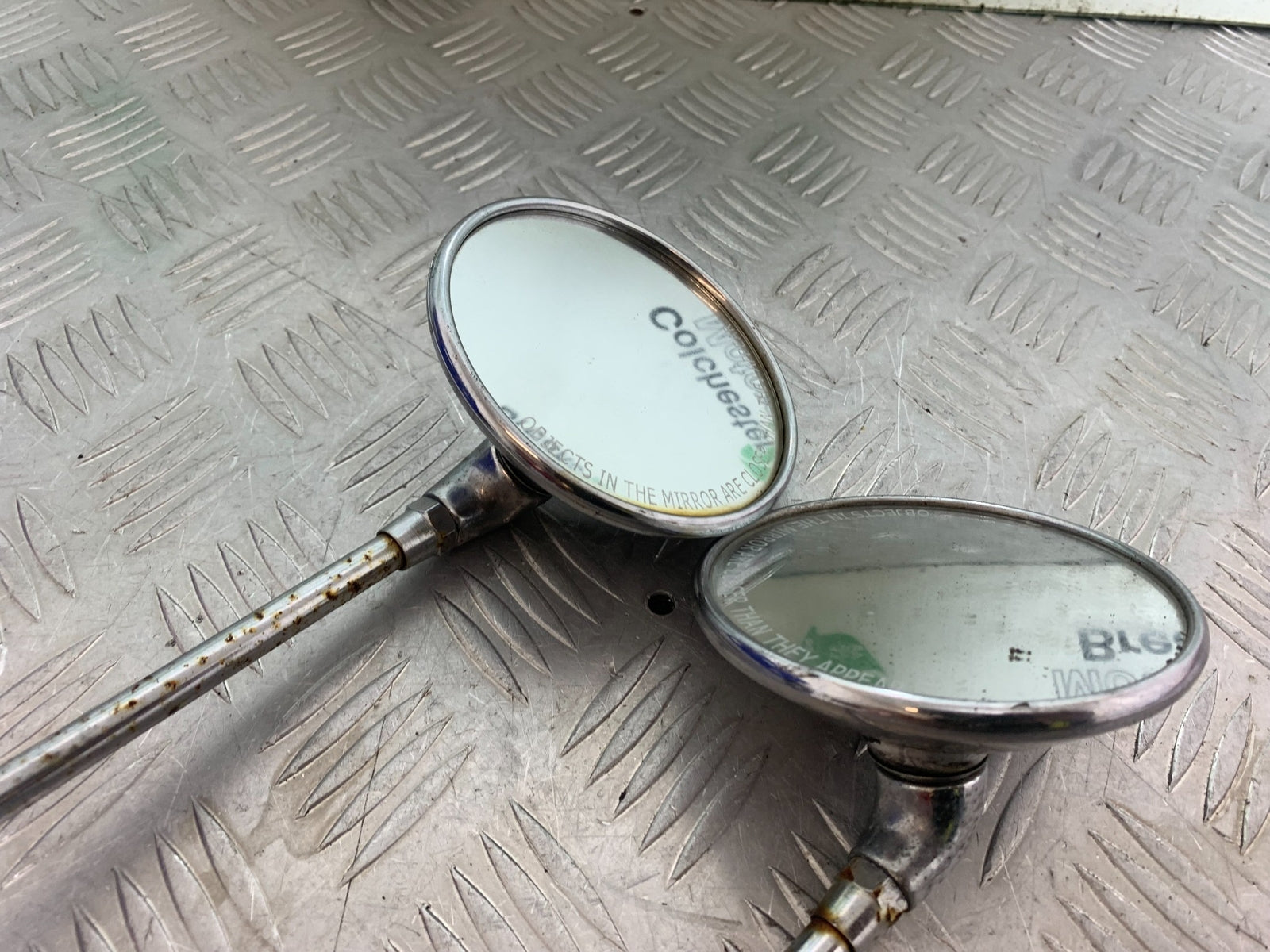 ROYAL ENFIELD BULLET 500 EFI LEFT & RIGHT MIRRORS   YEAR 2008 - 2016 (CMB1153)