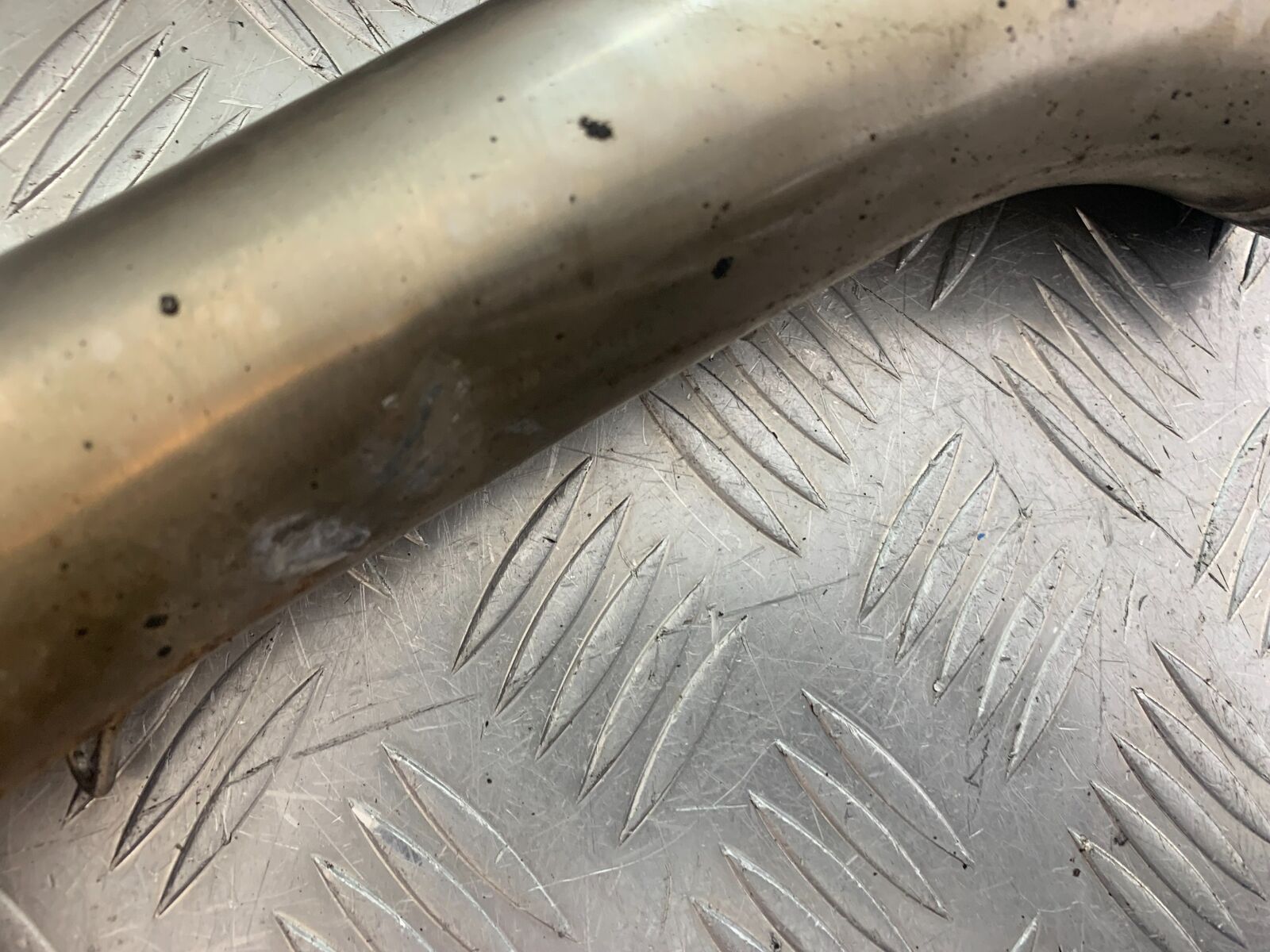 KAWASAKI ZX6R ZX6 J LEO VINCI HI LEVEL EXHAUST (DAMAGED) YEAR 2000 (CMB1129)